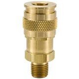 Brass UC Series Coupler with Male Threads